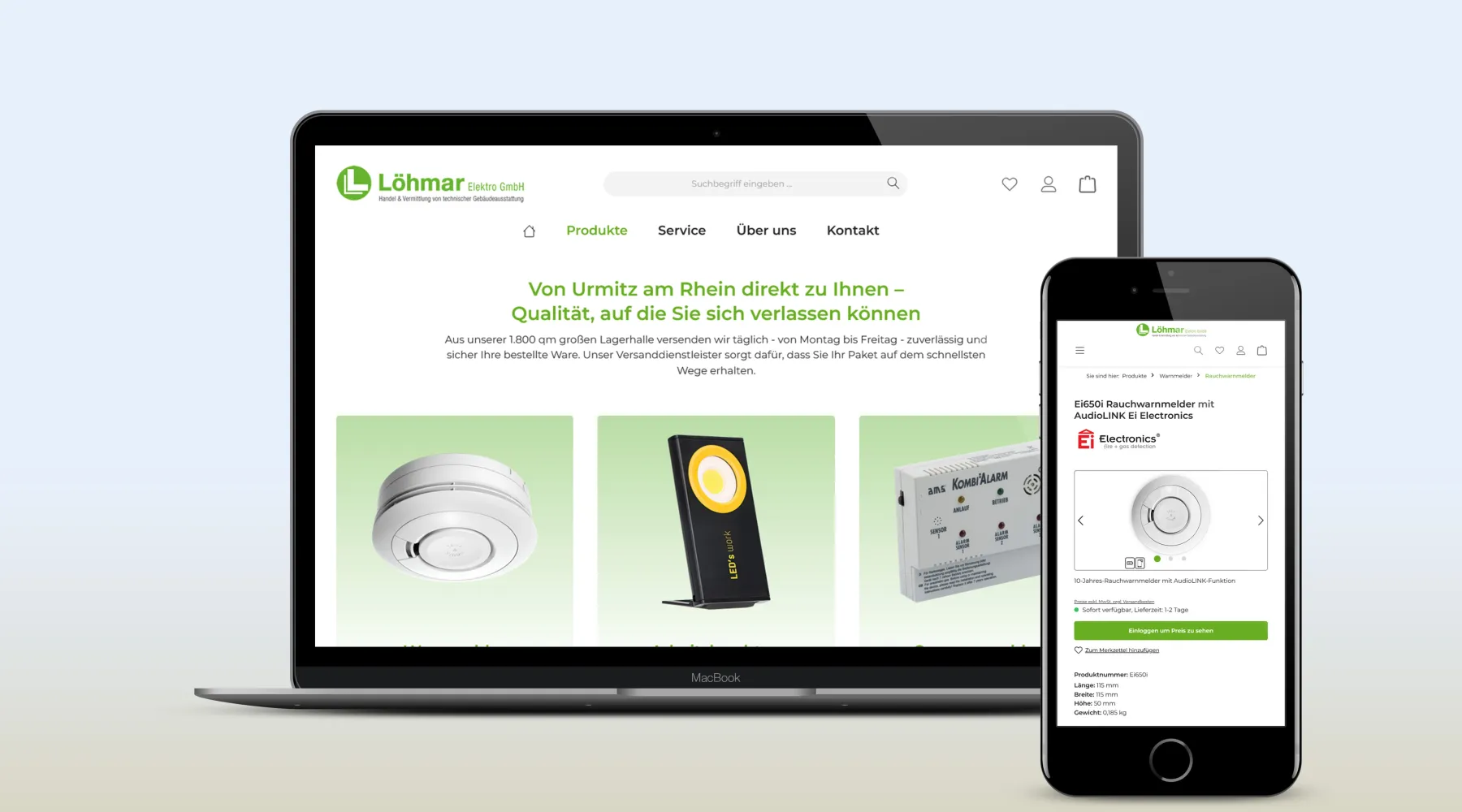 Löhmar Elektro GmbH | Shopware Shop