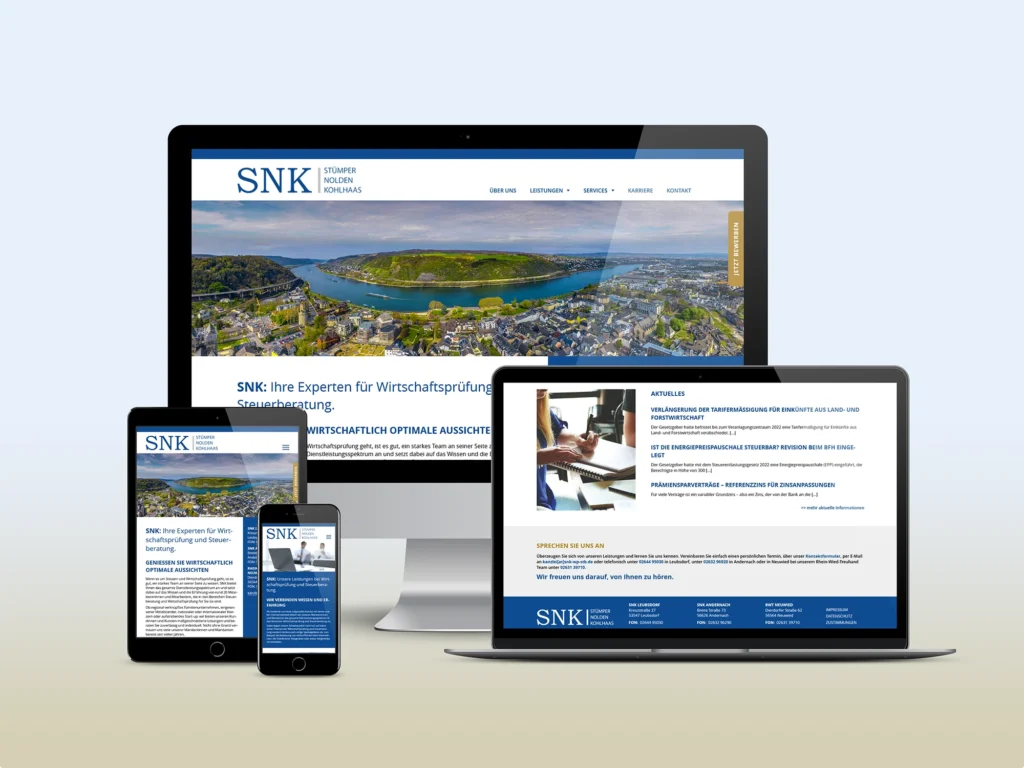 Webauftritt | SNK-GmbH & Co. KG